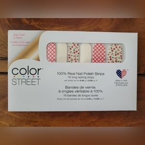 5 for $25 - Color Street Cherry Picked nail polish strips